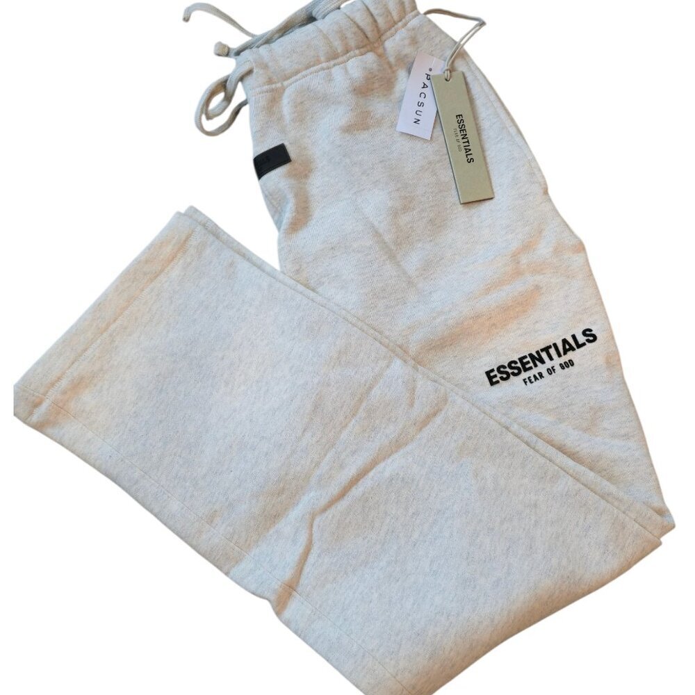 Fear of God Essentials Loose Pants  Light Oatmeal Oversized NWT Streetwear